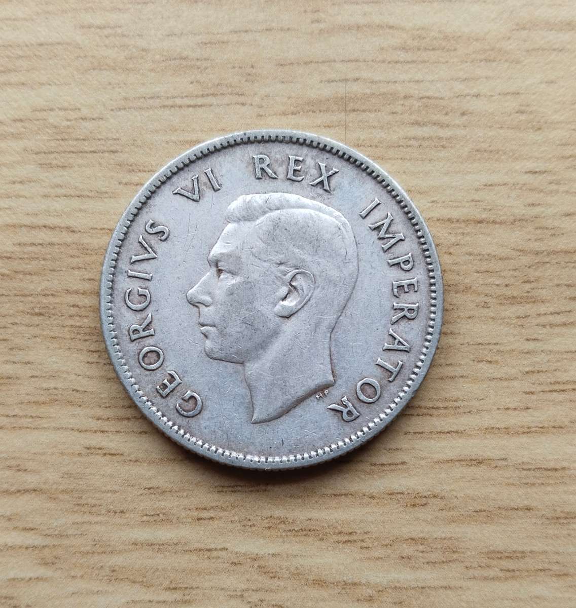 South Africa 1939 Silver two shillings. Nice date.