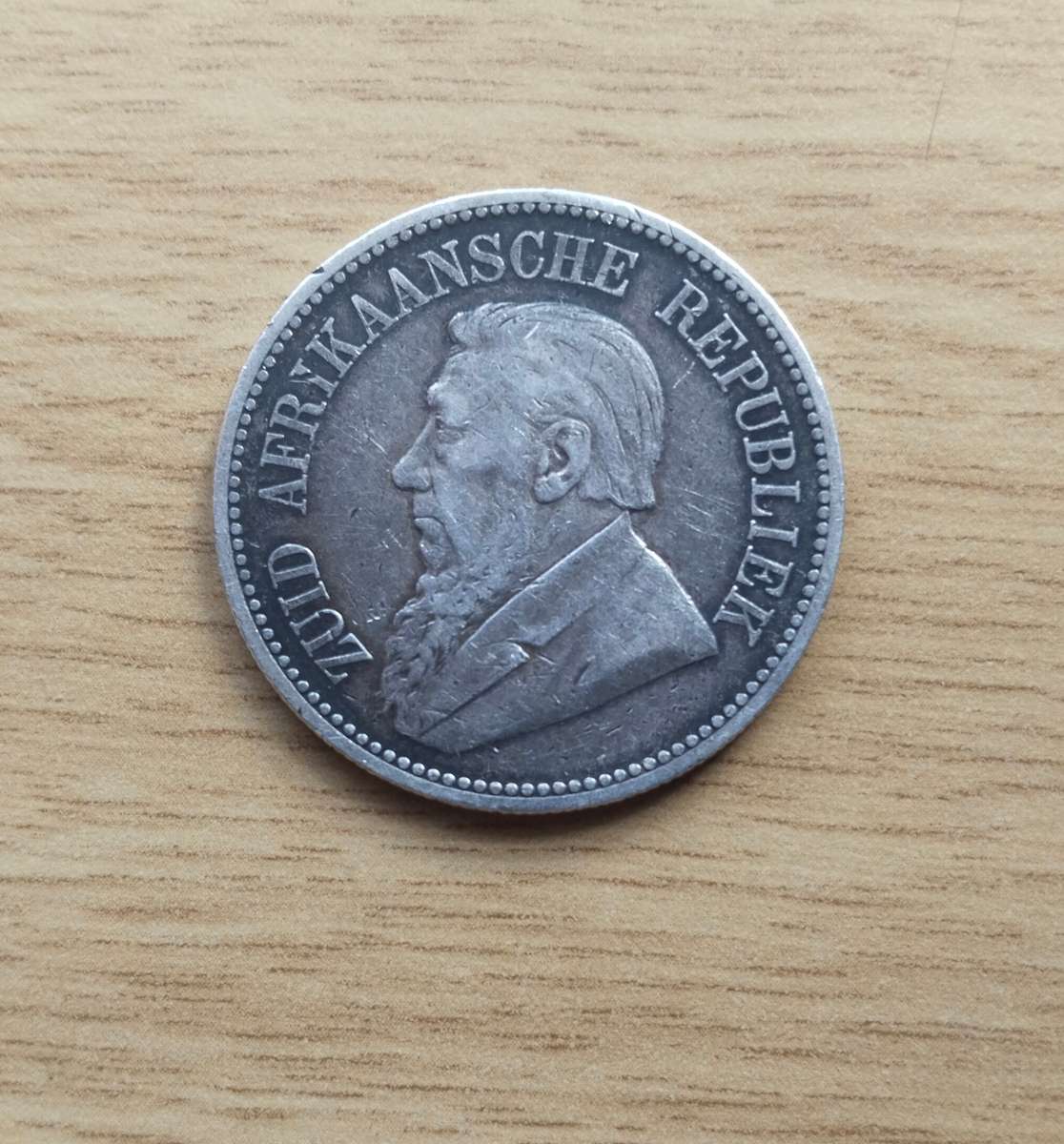ZAR Paul Kruger 1895 Silver Half Crown. Nice coin!!