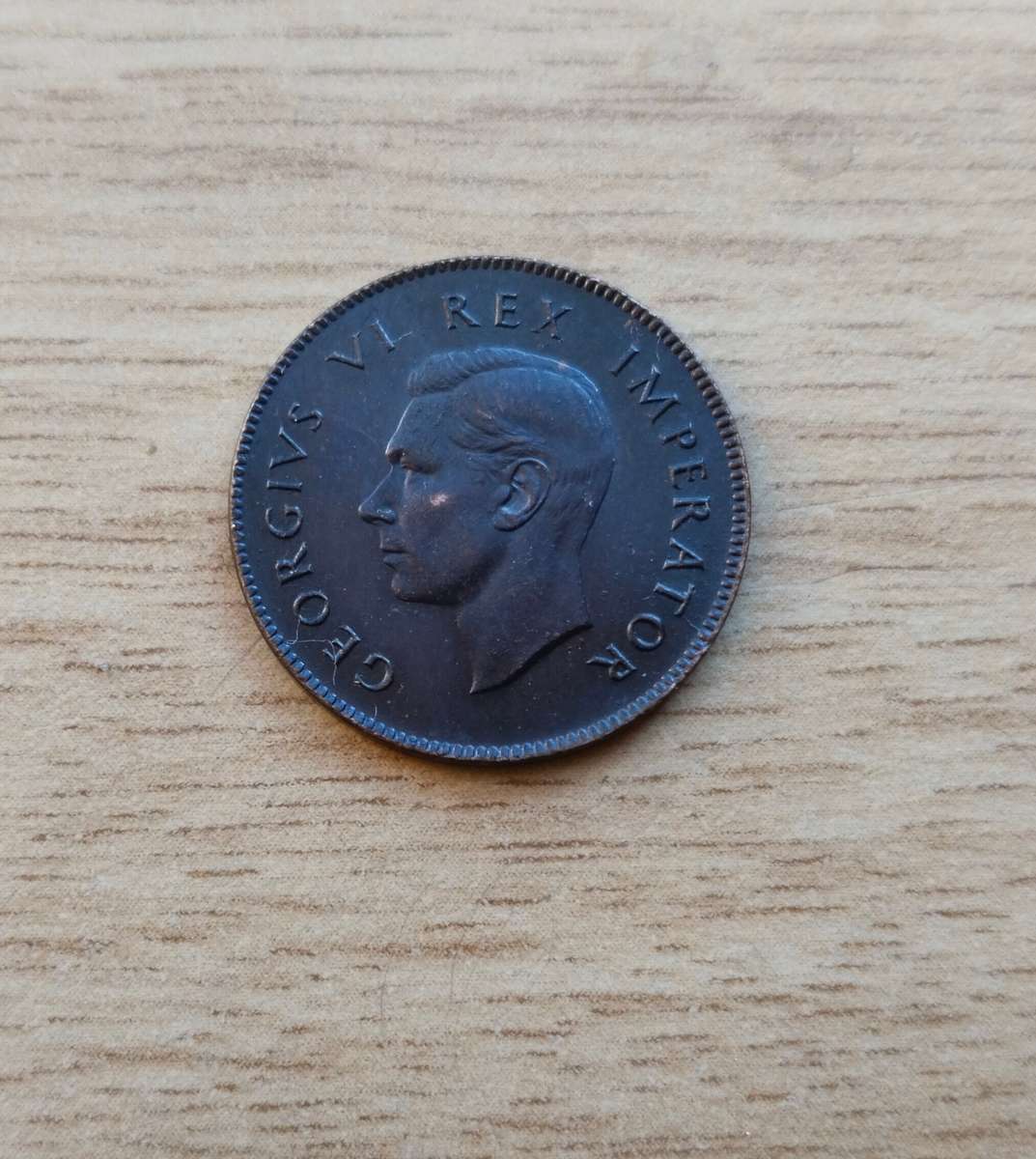 South Africa 1937 Quarter Penny. Difficult date to find.