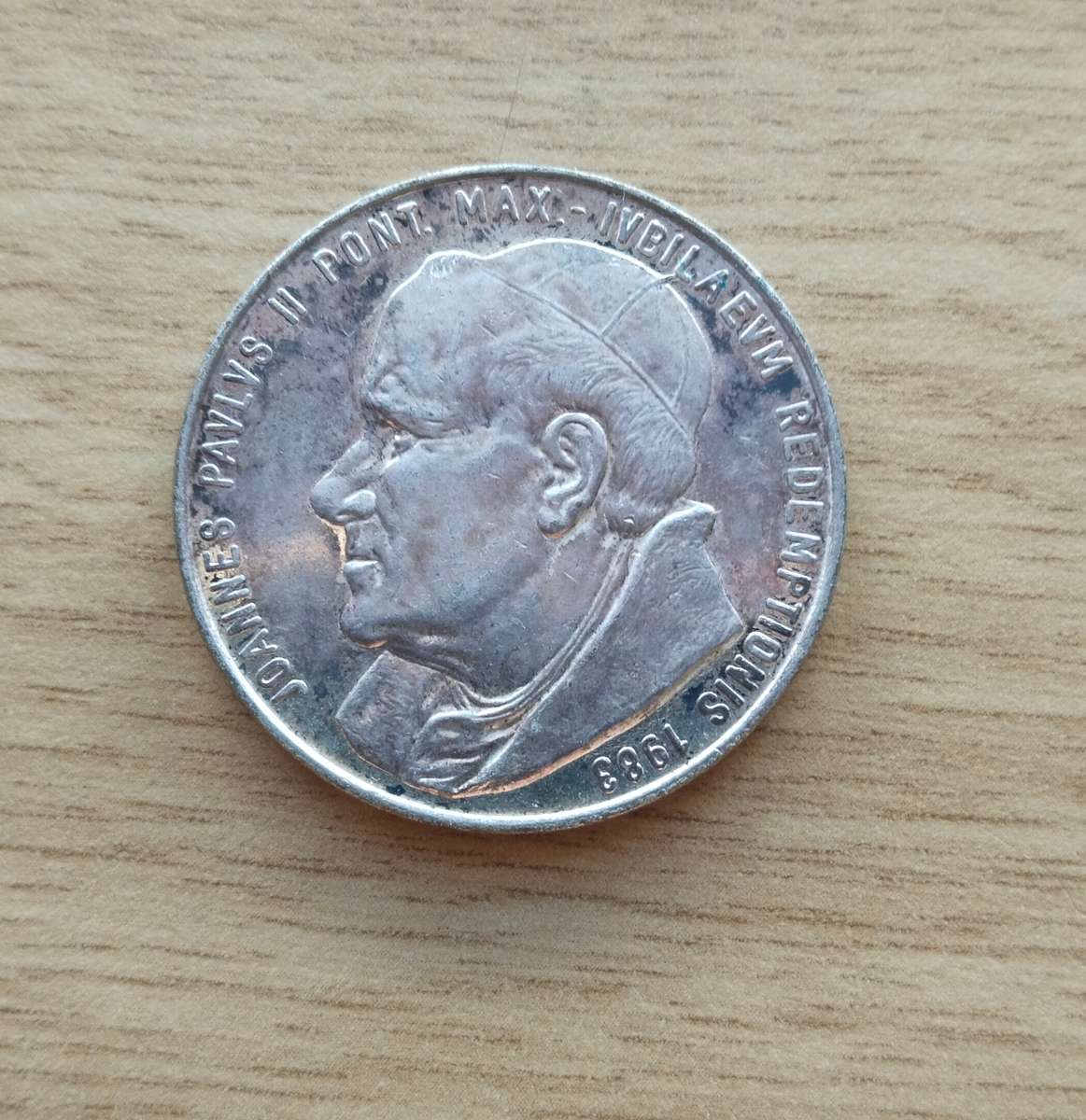 Rome Vatican City Silver Commemorative Medal.