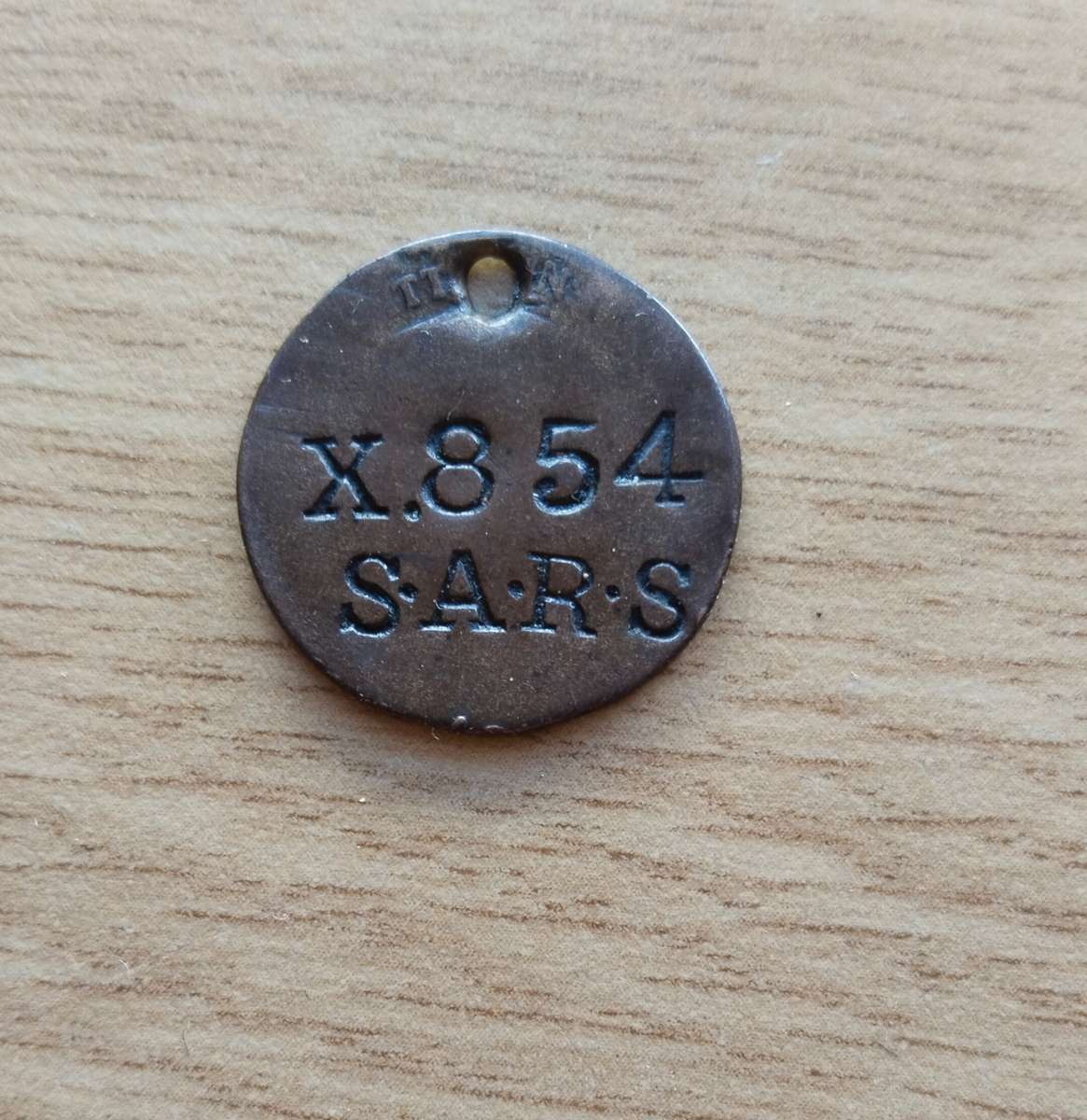 Great Britain S.A.R.S. ( South African Railway Service?) Token