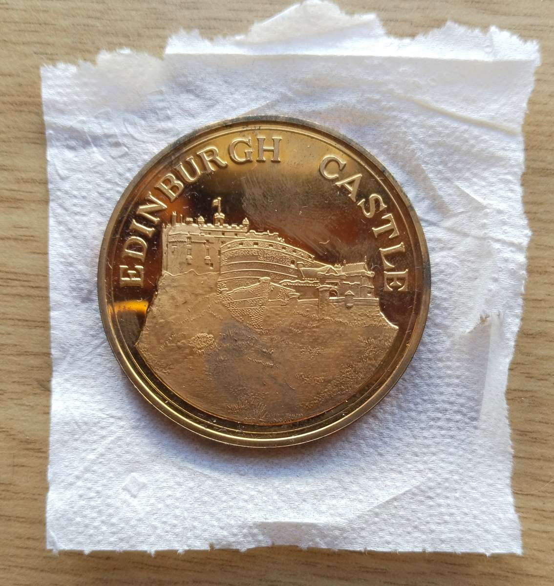 Great Britain Edinburgh Castle Commemorative Medal.