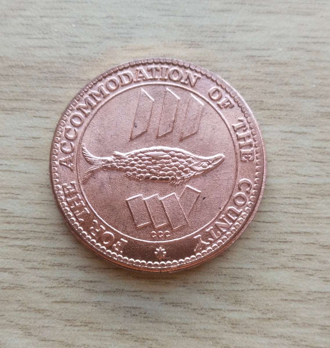 Great Britain Cornwall 1811 Commemorative Medal.