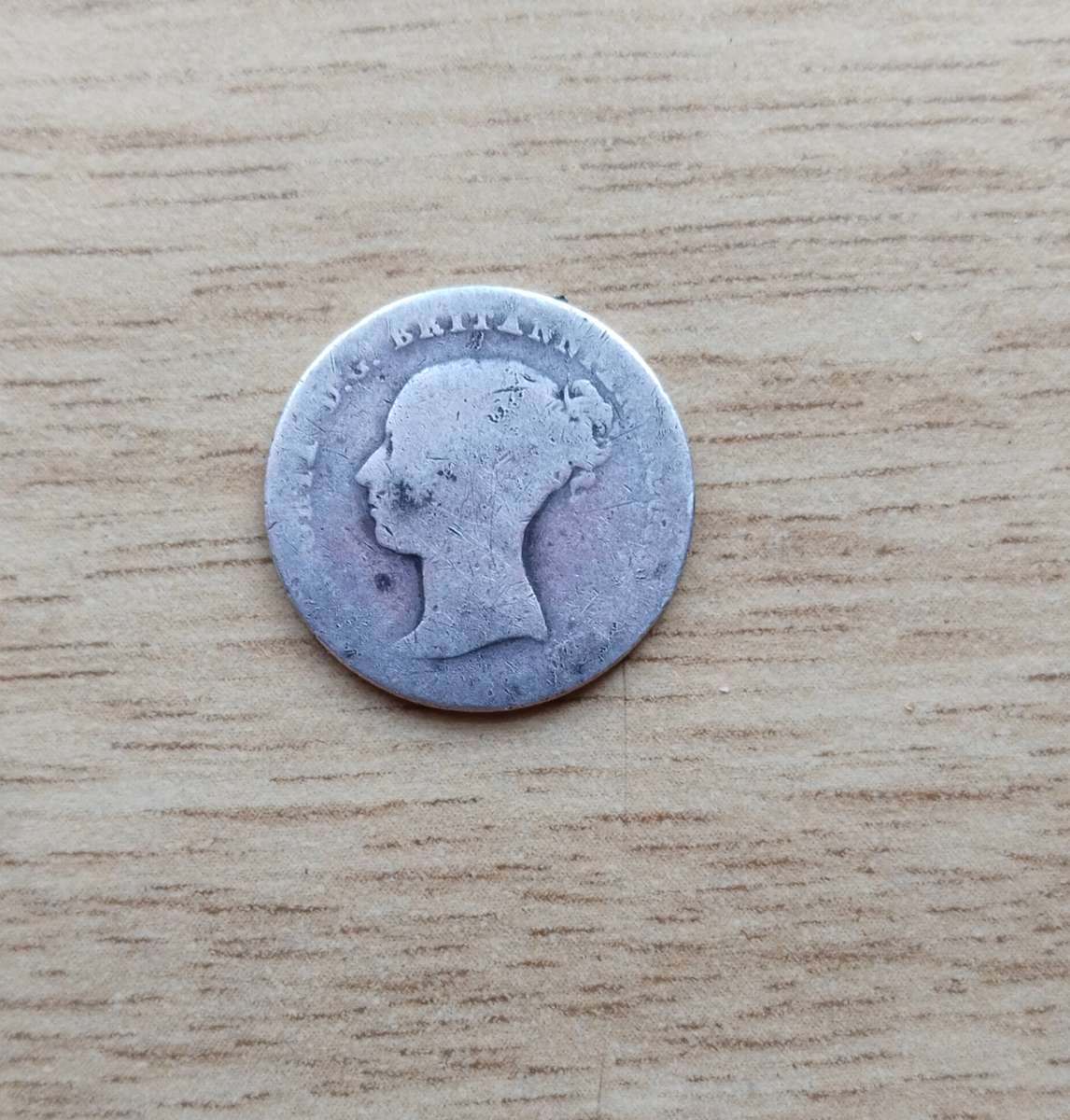 Great Britain Queen Victoria 1944 Silver Four Pence.