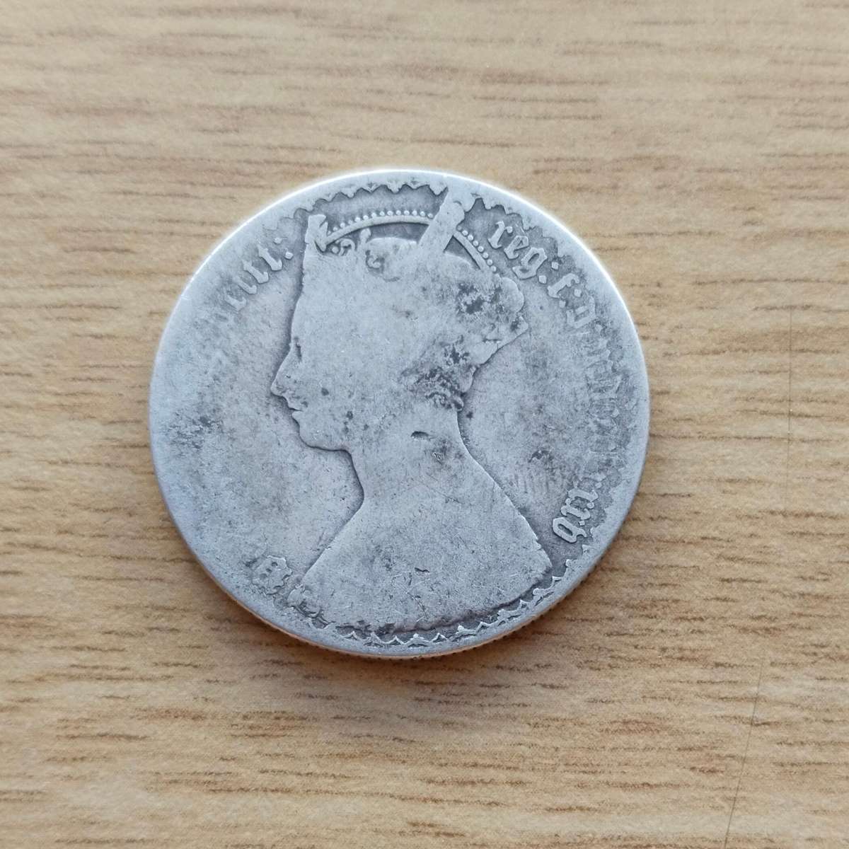 Great Britain Queen Victoria silver one tenth of a pound.