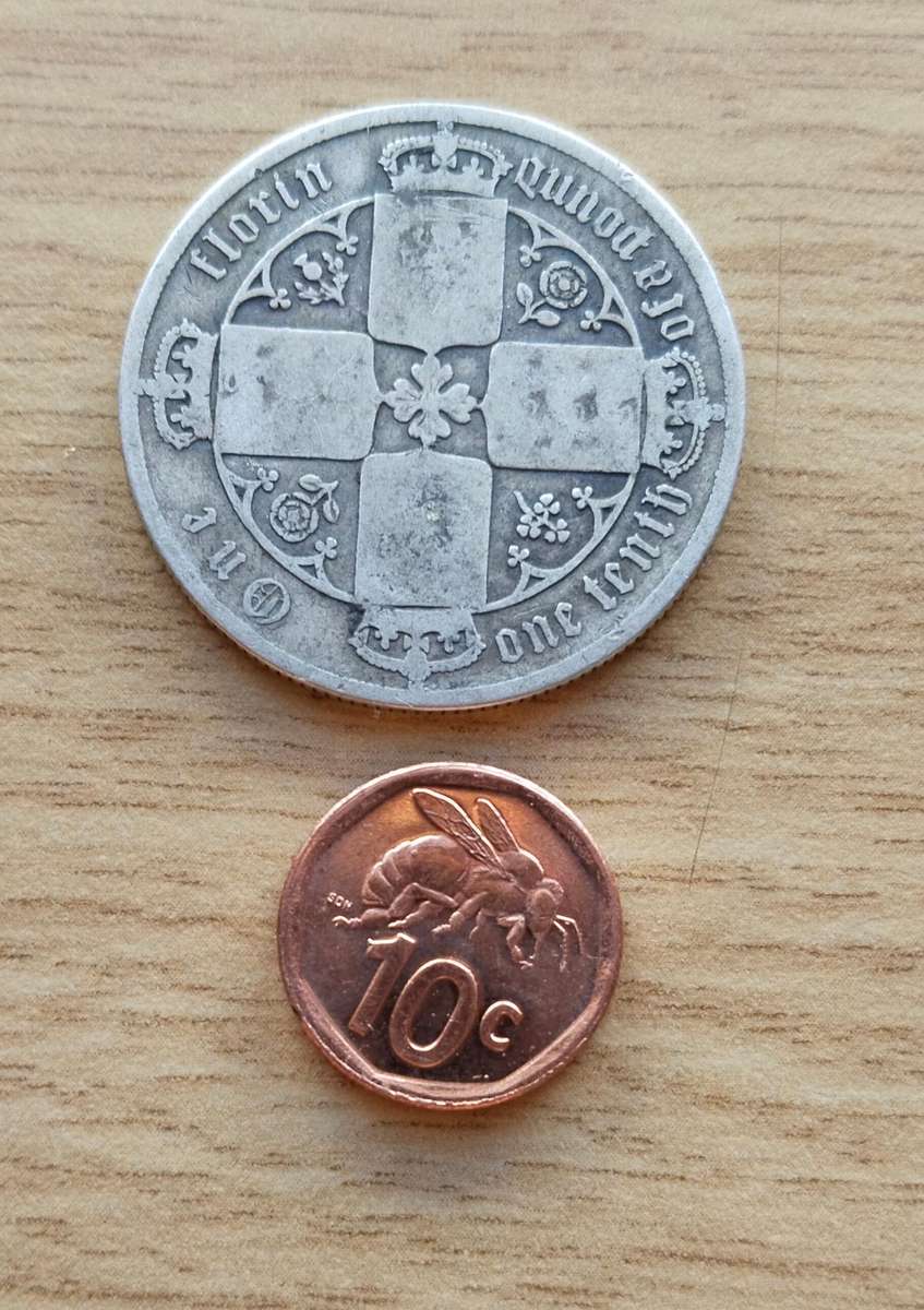 Great Britain Queen Victoria silver one tenth of a pound.