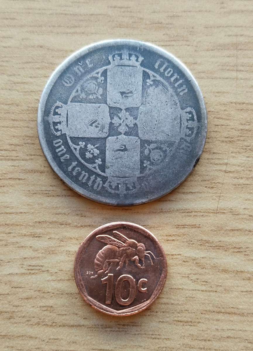 Great Britain Queen Victoria silver one tenth of a pound.