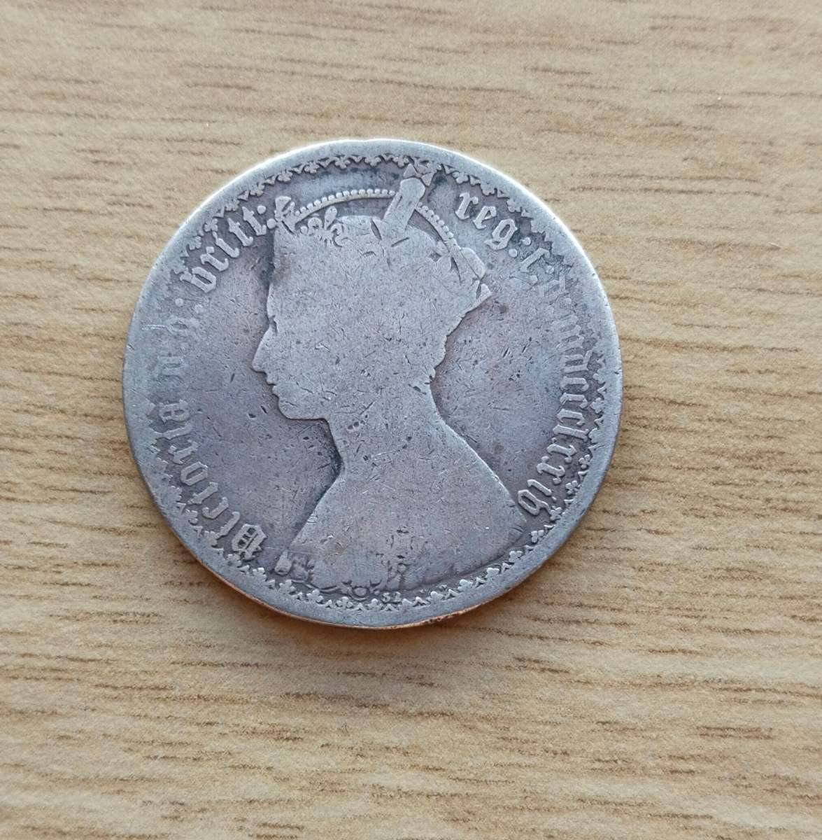 Great Britain Queen Victoria silver one tenth of a pound.