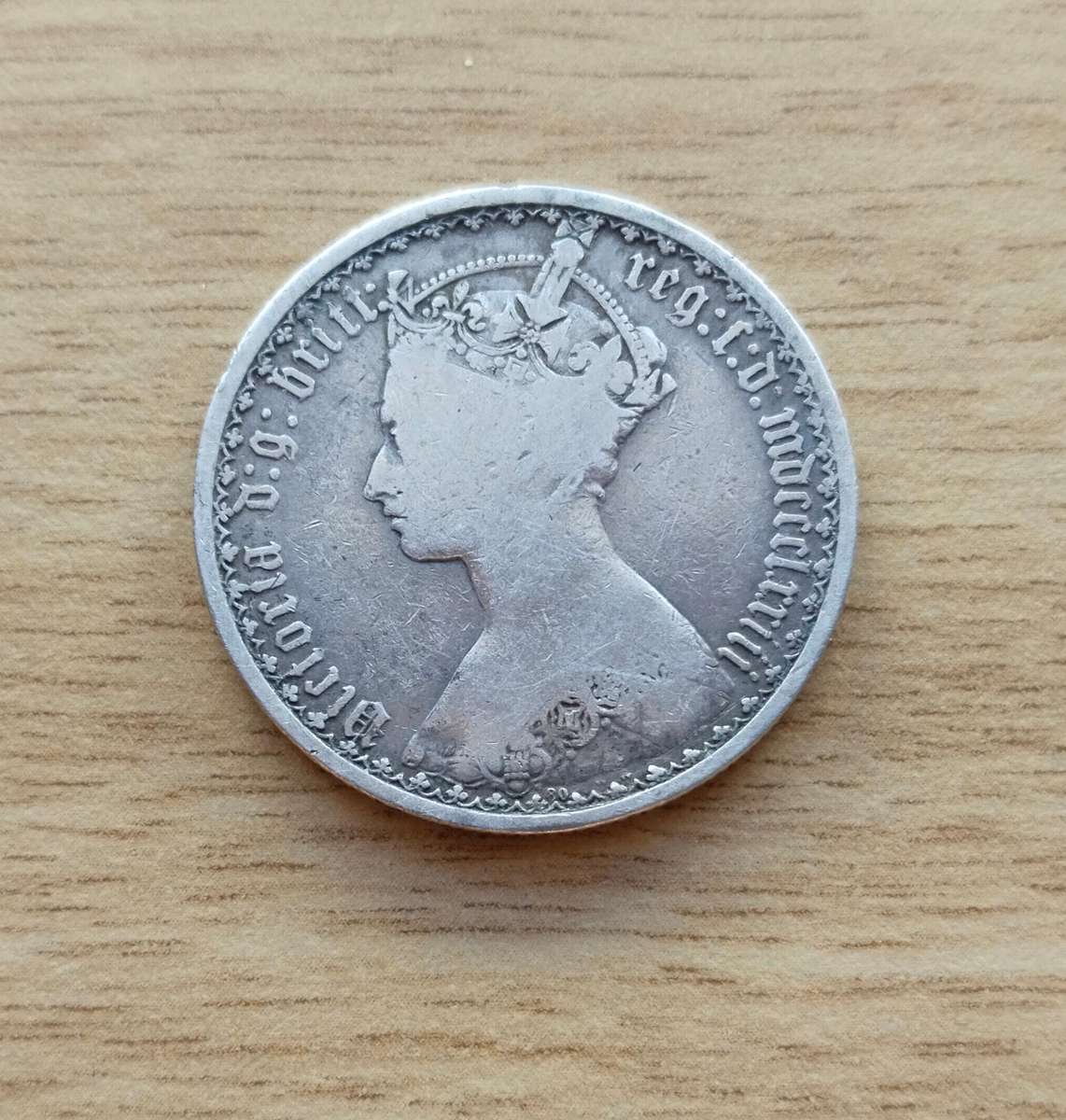 Great Britain Queen Victoria silver one tenth of a pound.