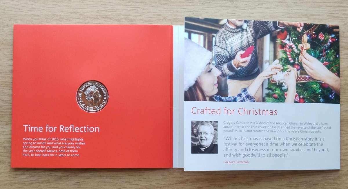 Great Britain 2016 Fine Silver Nativity 20 Pound coin. Queen Elizabeth II.