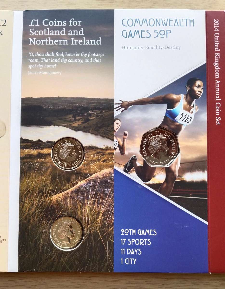 Great Britain 2014 UNC PROOF Coin set. Great Collection!!!