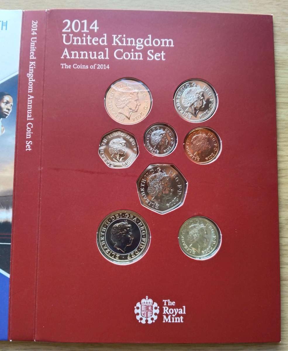 Great Britain 2014 UNC PROOF Coin set. Great Collection!!!