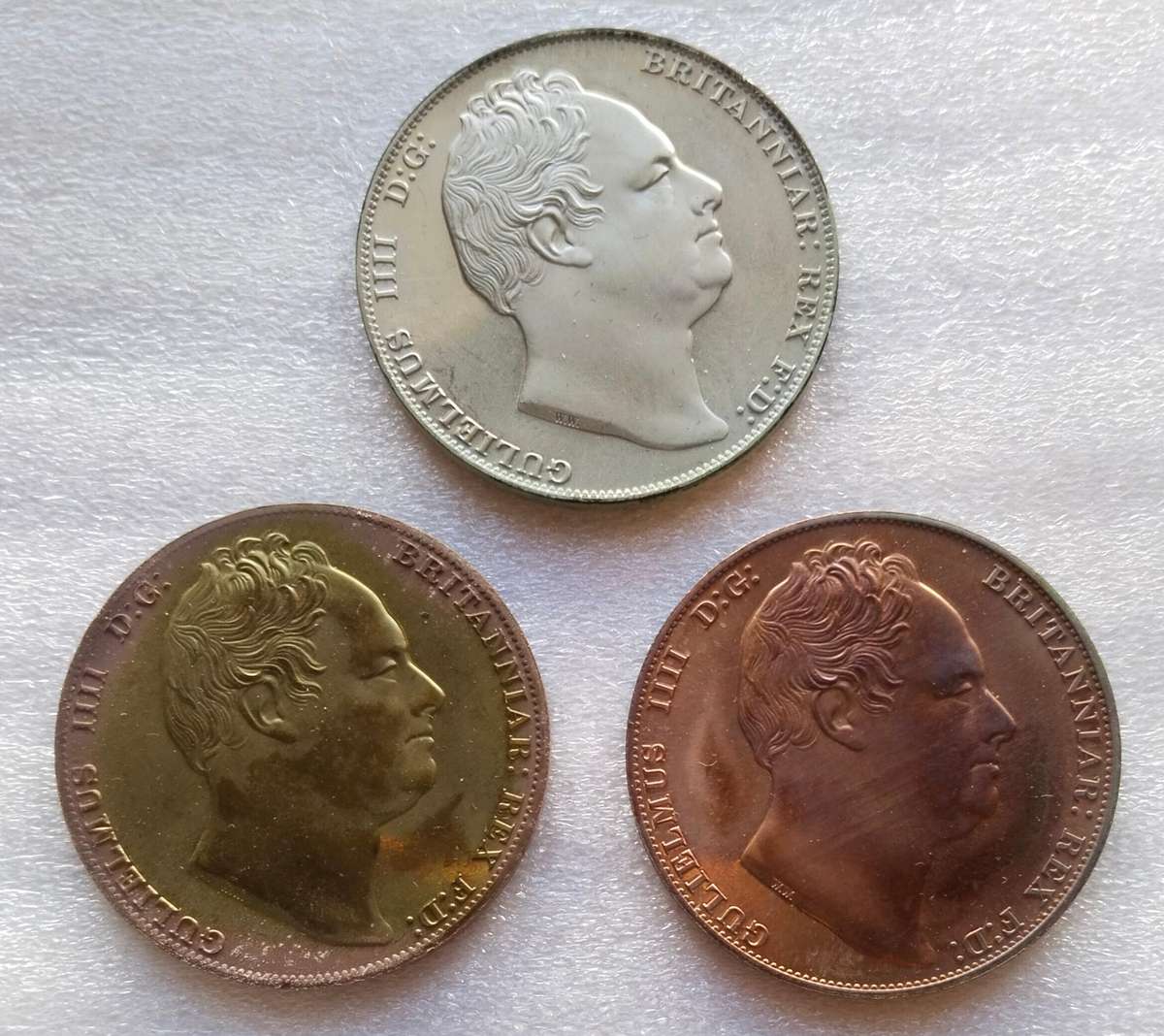 Great Britain King William IV Retro Coin Set. Amazing set!!!