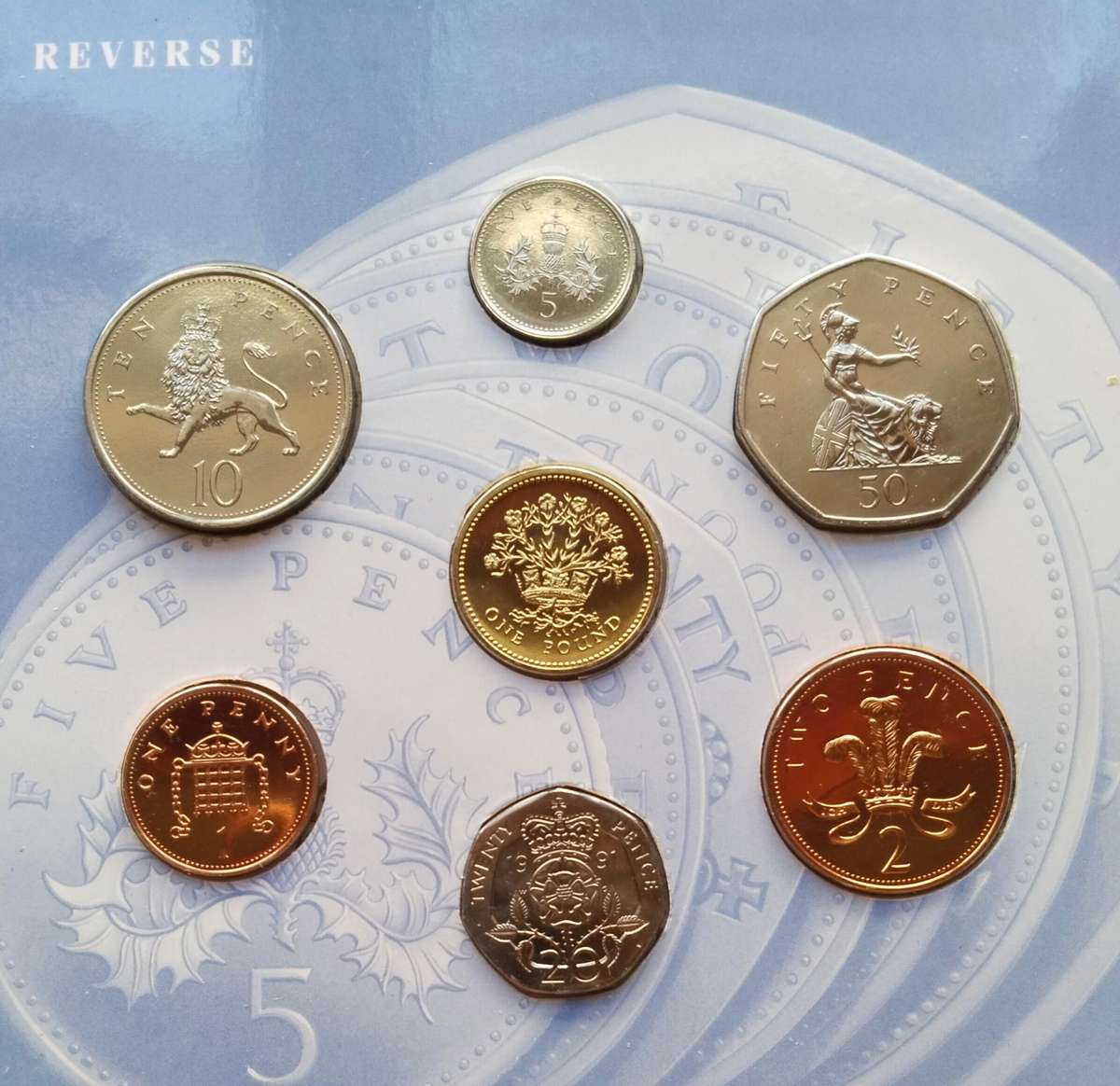 Great Britain 1991 UNC / PROOF Coin set.