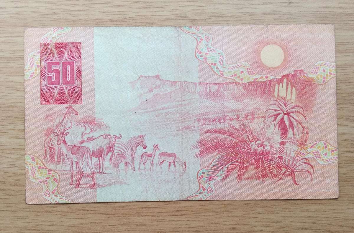 South Africa de Kock old R50 Bank Note. (105)