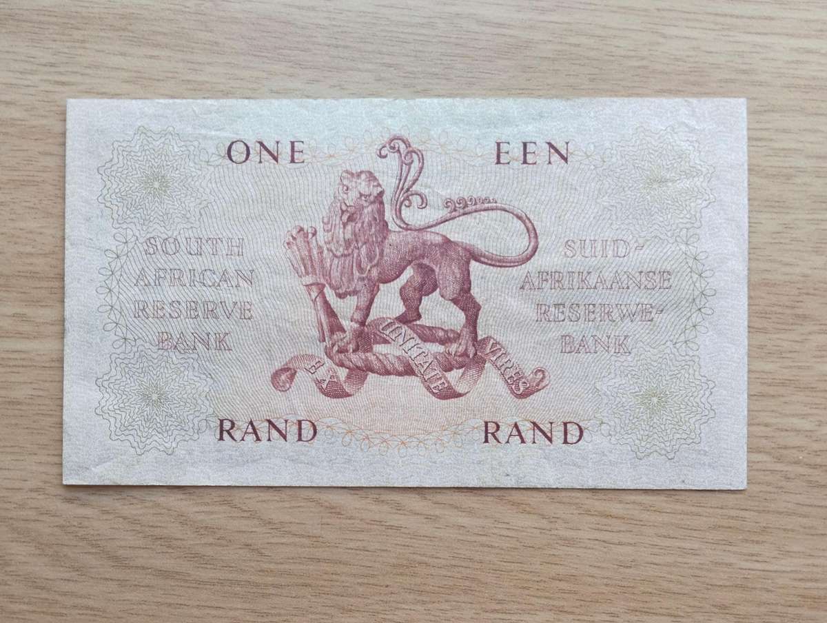 South Africa M.H. de Kock old R1 Bank Note. (180)