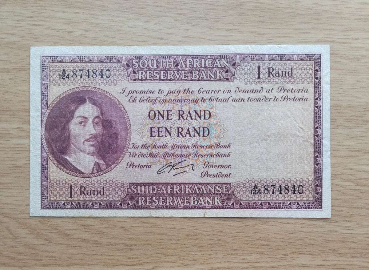 South Africa G. Rissik old R1 Bank Note. (840)