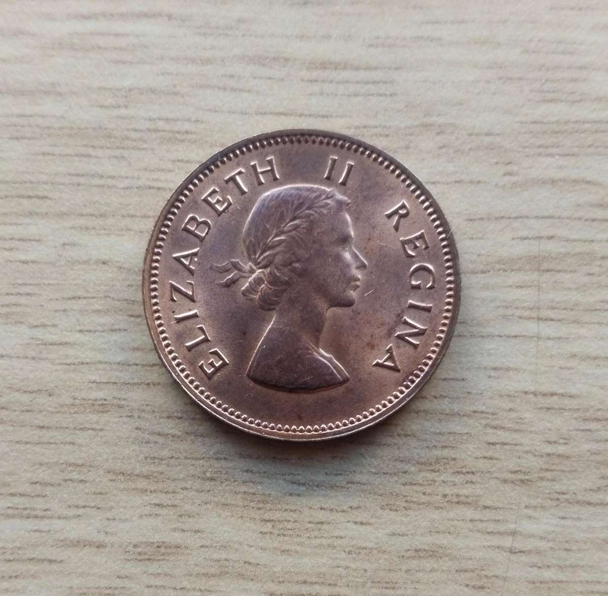 South Africa 1957 Half Penny. Great condition.