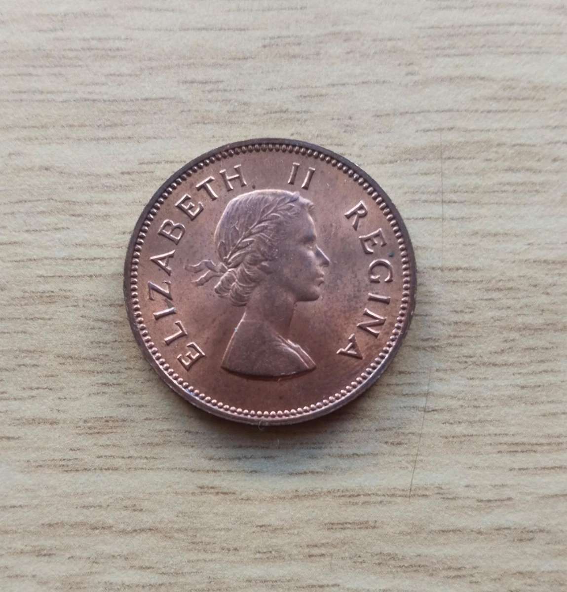 South Africa 1957 Half Penny. Great condition.