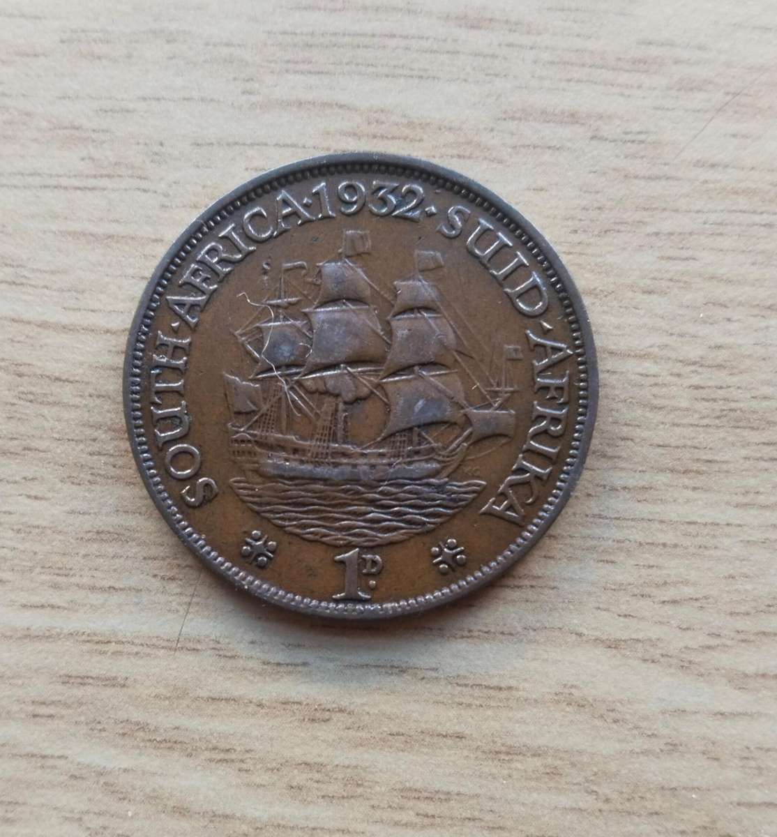 South Africa 1932 Penny.