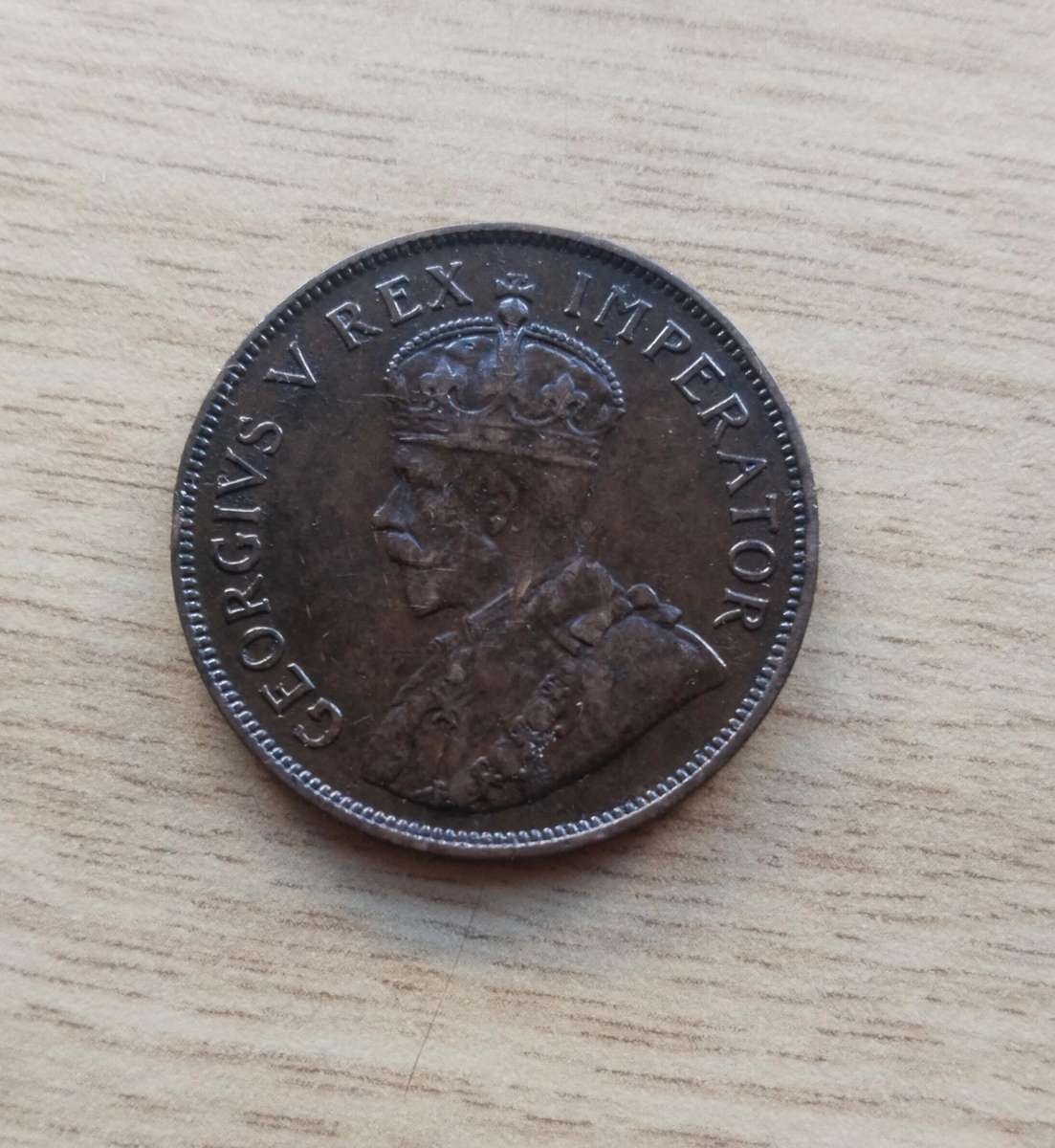 South Africa 1933 Penny. Rare date.