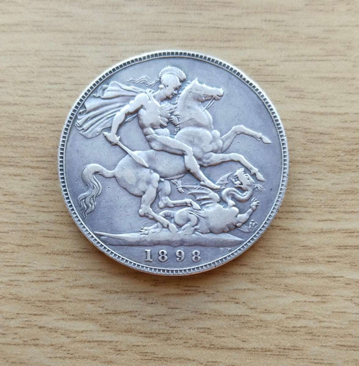 Great Britain Queen Victoria 1898 Silver Crown. Nice coin!!