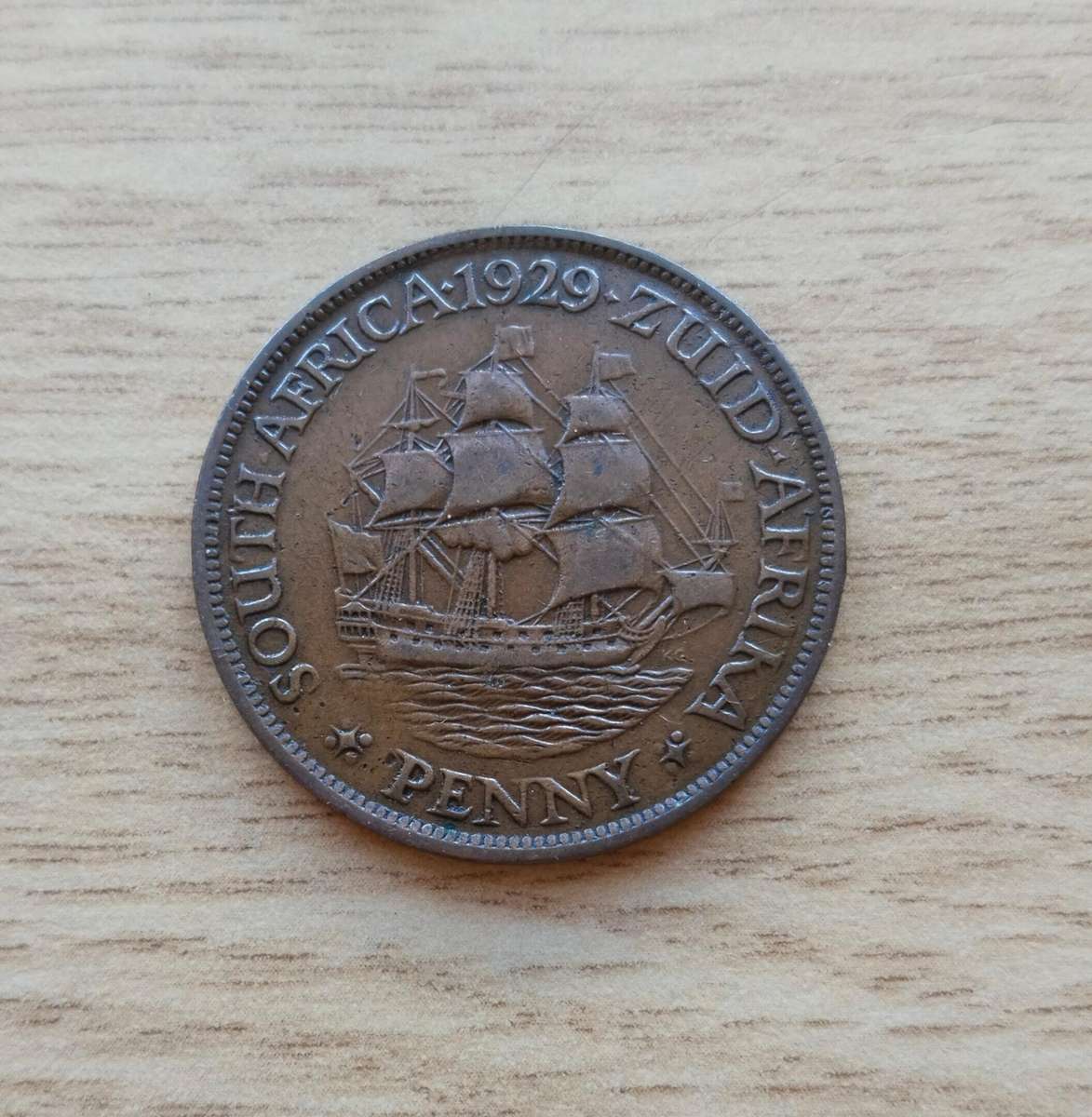 South Africa 1929 Penny.