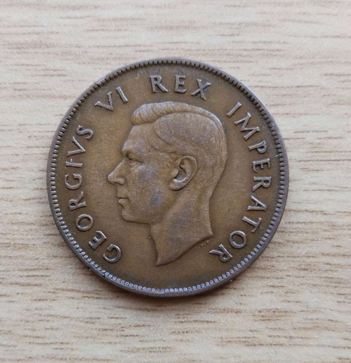 Error South Africa 1838 Full penny. Faint 3 in date.