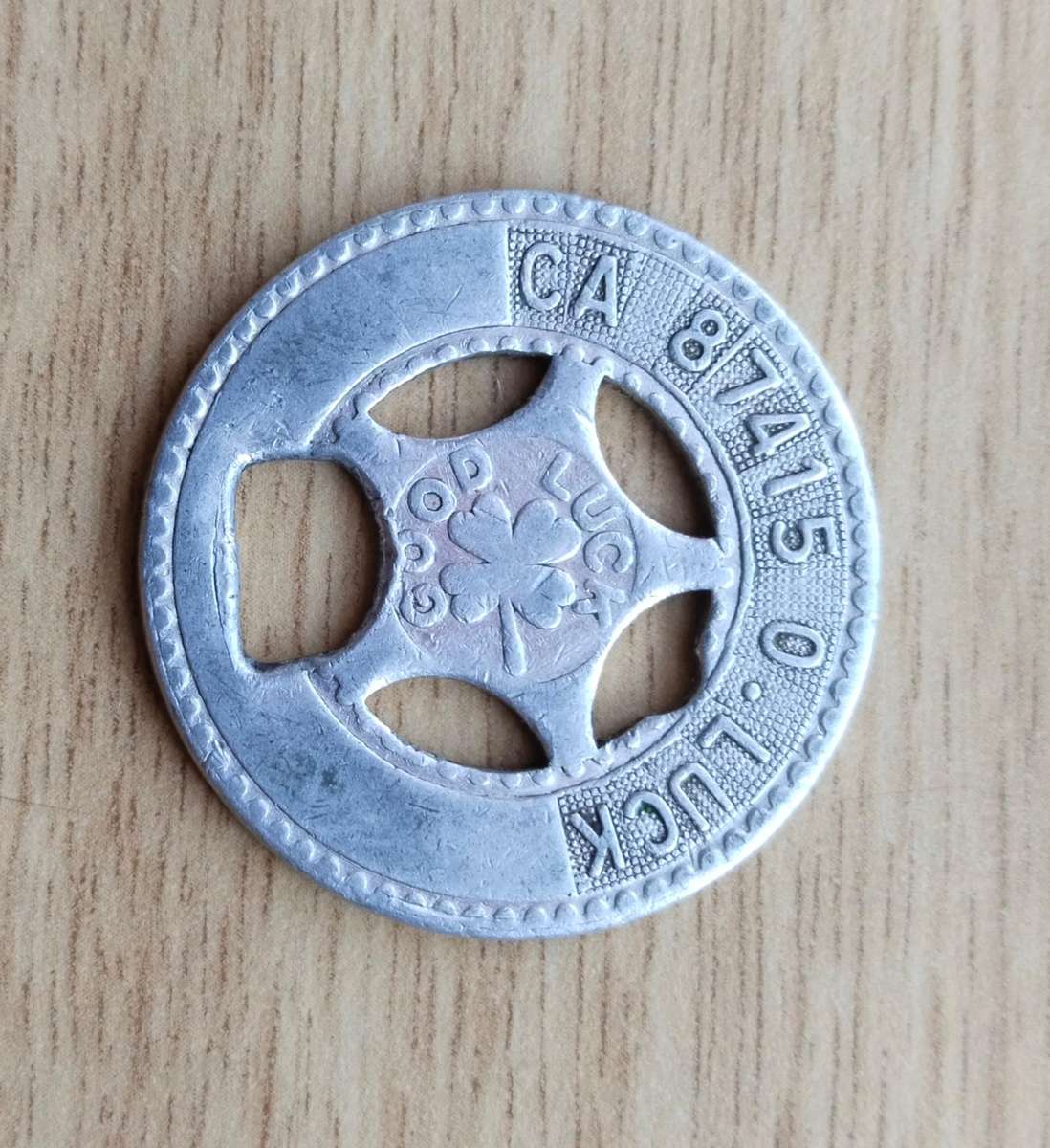 Vintage Antique old Good Luck Token.