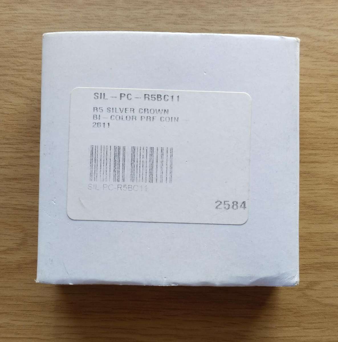 South Africa 2011 Silver Proof R5 Crown.