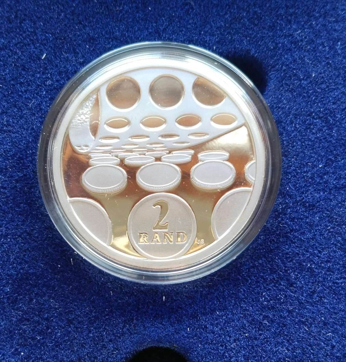 South Africa 1992 Silver Proof Technology Two Rands.