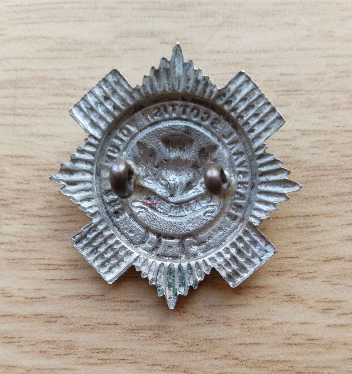 Transvaal Scottish Volunteer Badge.