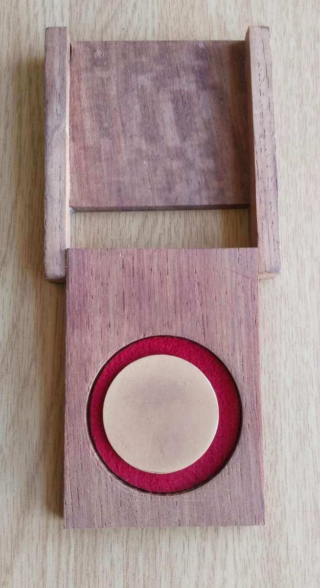 SANDF Medal in Wooden Presentation Box.