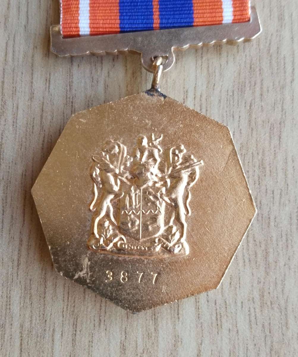 SANDF Pro Patria Full Size Medal Awarded to 3877 JWF KRUGER