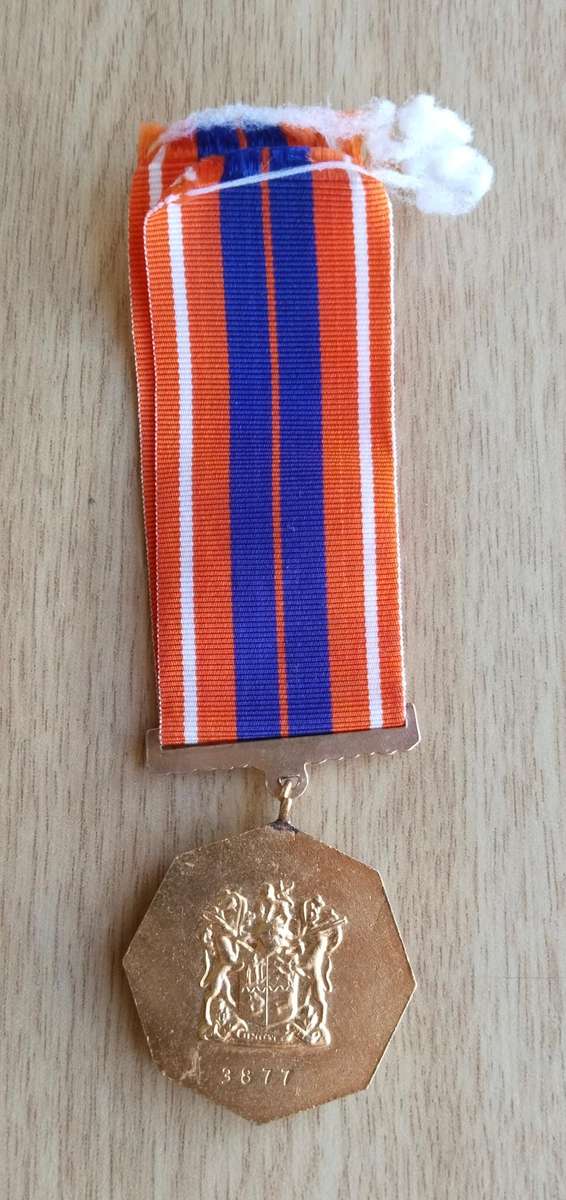 SANDF Pro Patria Full Size Medal Awarded to 3877 JWF KRUGER
