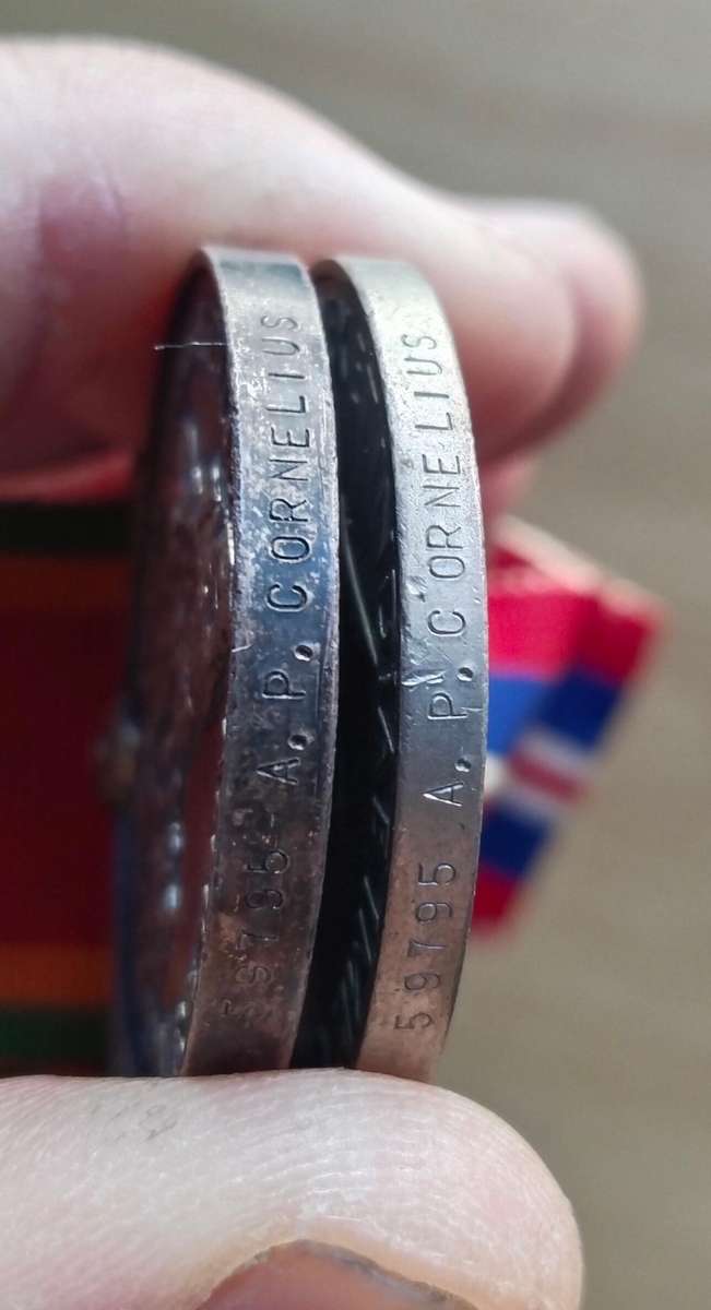 WW11 Group Medals Awarded to 59795 A.P. CORNELIUS