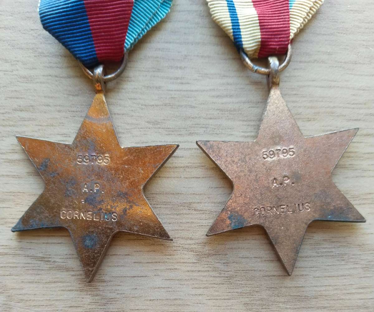 WW11 Group Medals Awarded to 59795 A.P. CORNELIUS