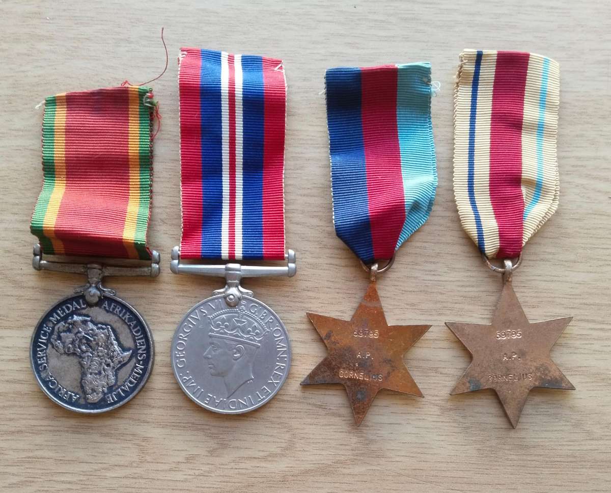 WW11 Group Medals Awarded to 59795 A.P. CORNELIUS