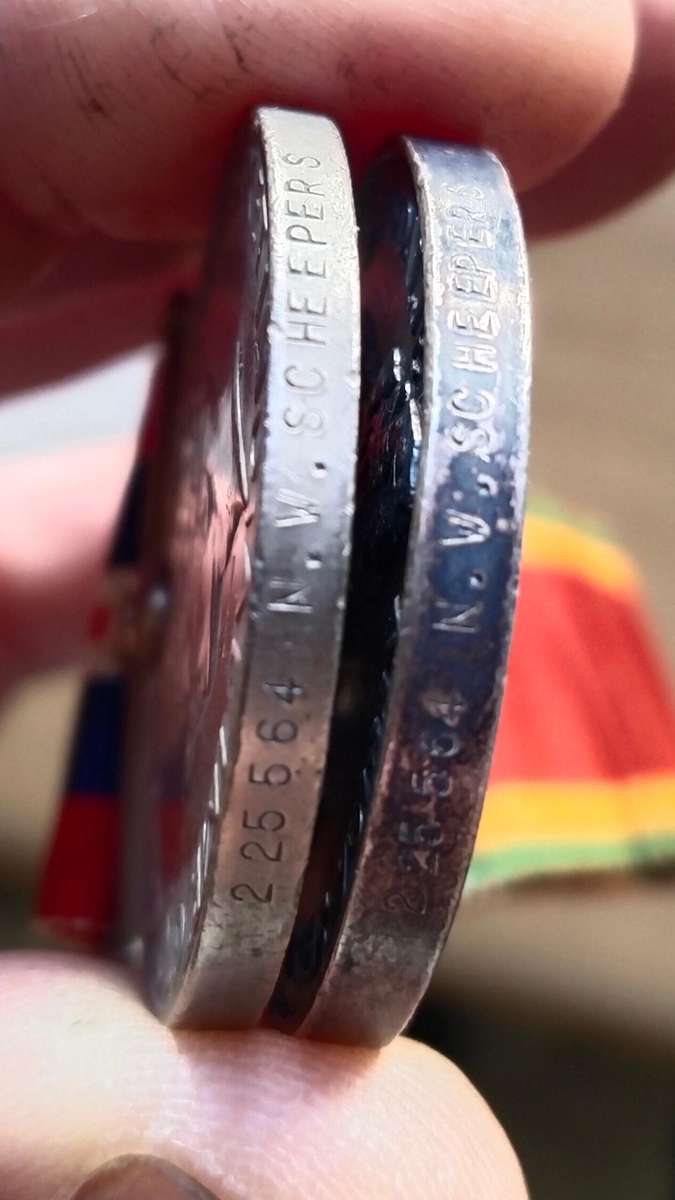 WW11 Group Medals Awarded to N.W. SCHEEPERS