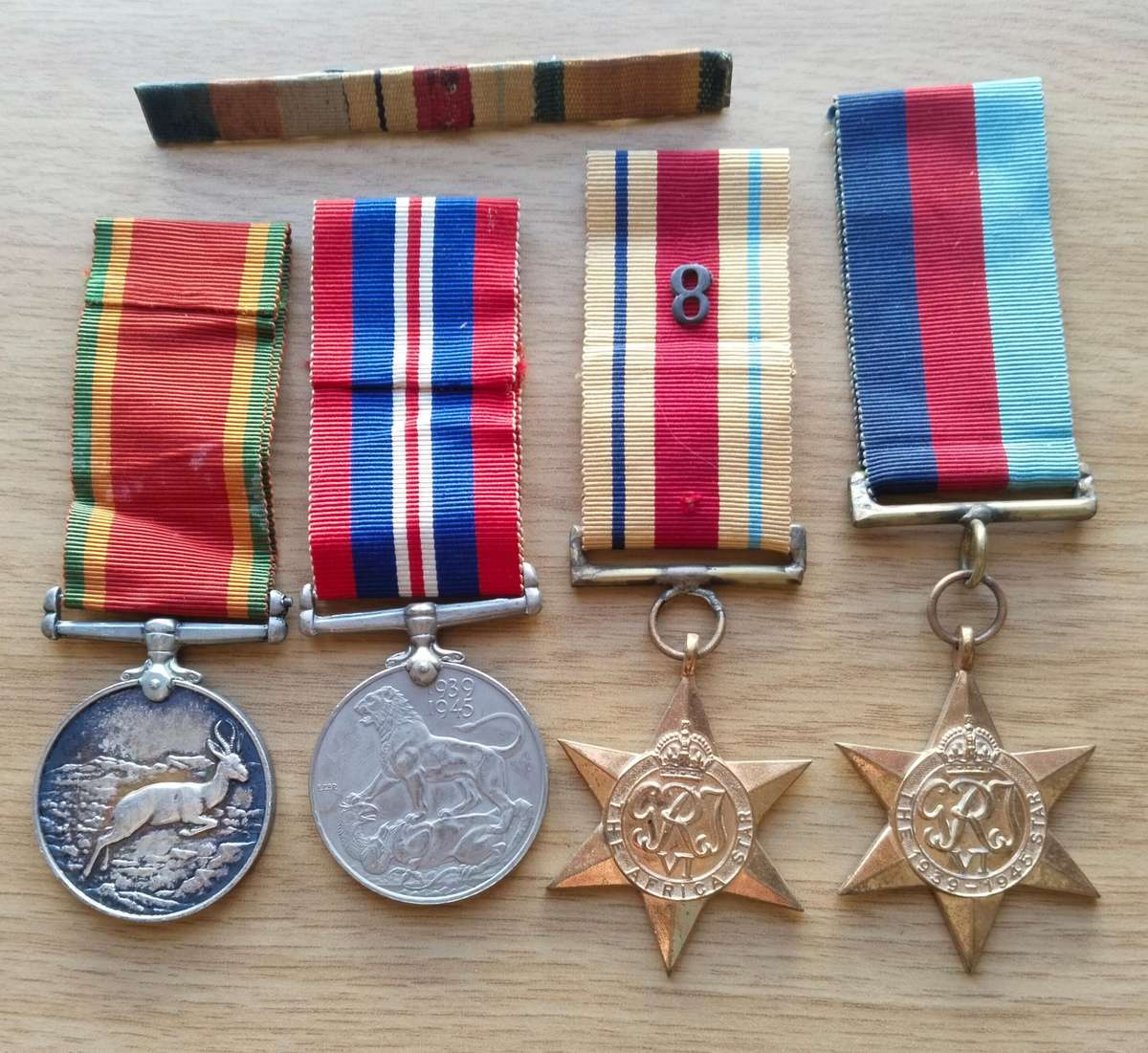 WW11 Group Medals Awarded to N.W. SCHEEPERS