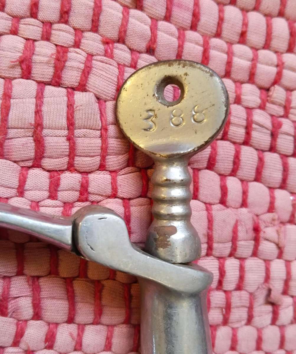 British Boer War period police handcuffs set with key