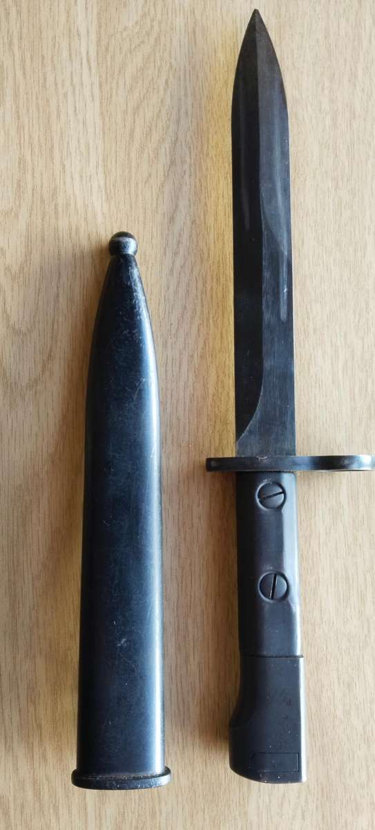 UZI Bayonet With Scabbard.