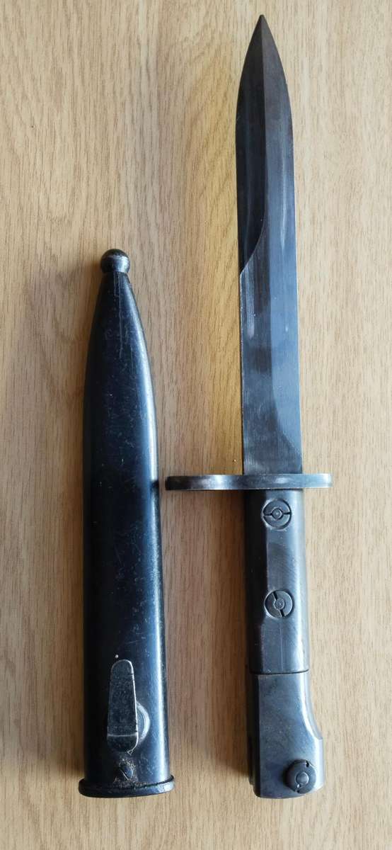 UZI Bayonet With Scabbard.