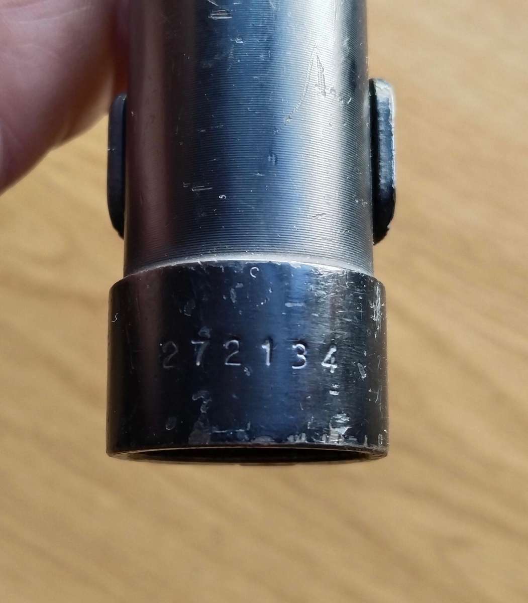 SANDF Old R1 Rifle Bayonet With Scabbard. No. 272134