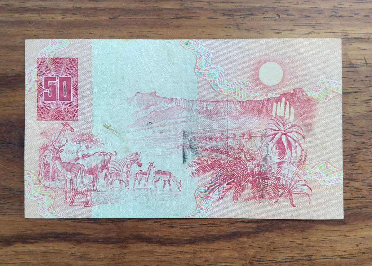 South Africa CL Stals Old R50 Bank Note. (461)