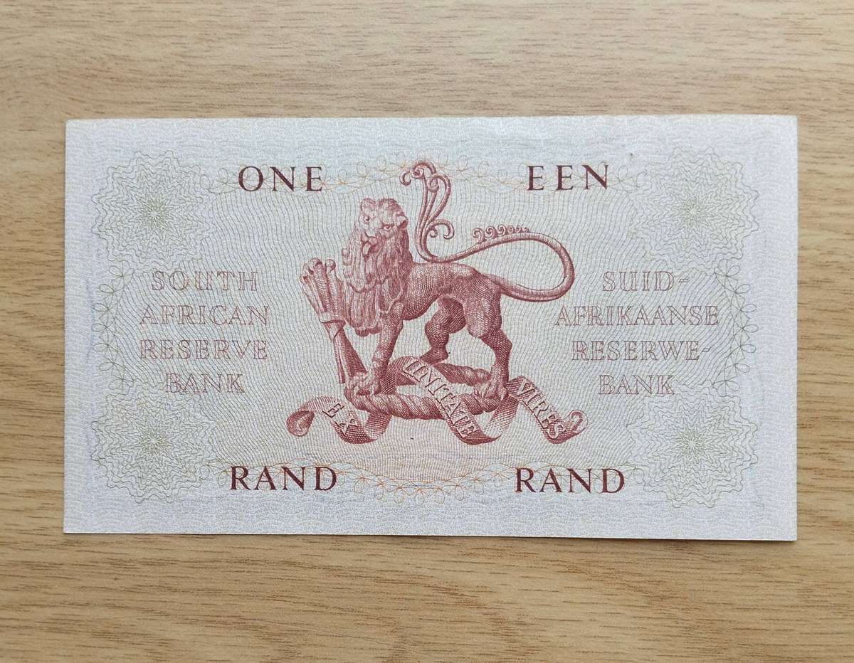 South Africa G. Rissik Good Condition Old R1 Bank Note. (957)