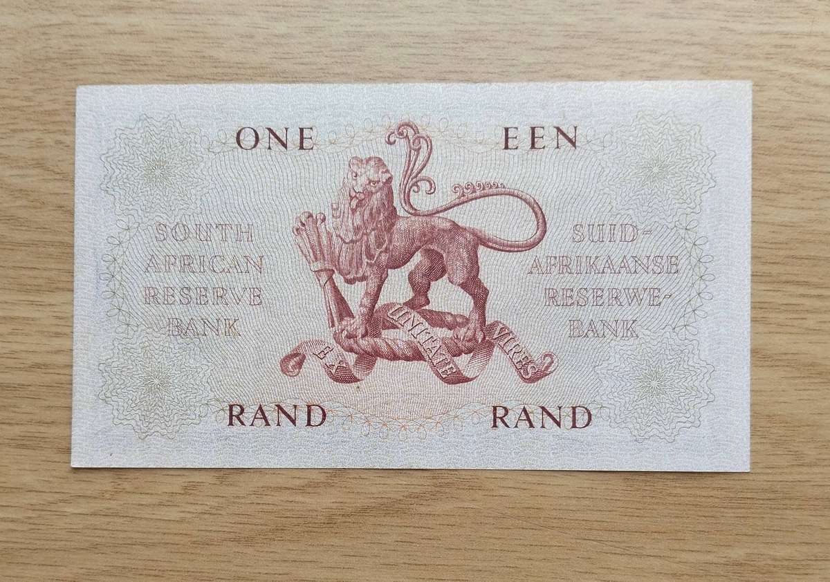 South Africa G. Rissik Old R1 bank note. Great condition. (959)