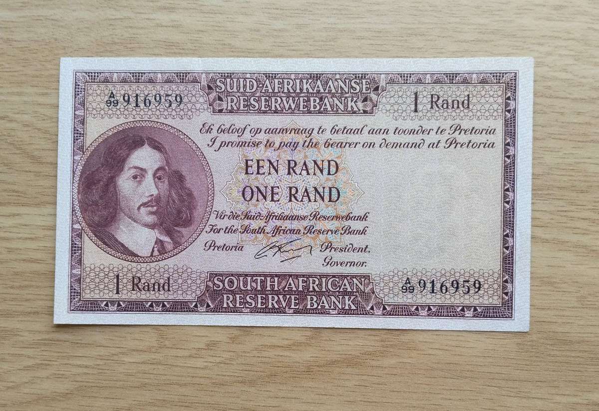 South Africa G. Rissik Old R1 bank note. Great condition. (959)