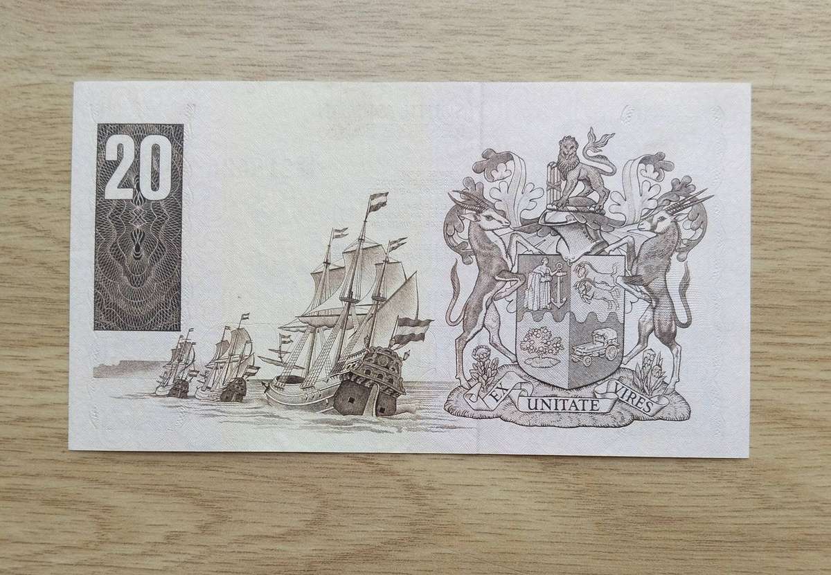 South African de Kock old R20 Bank Note. Great Condition. (626)
