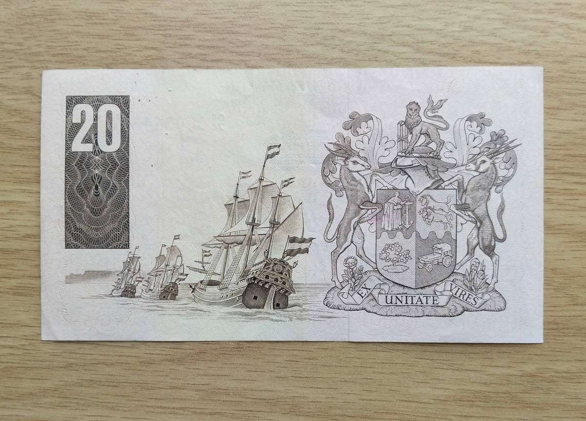 South Africa de Kock old R20 Bank Note. Great Condition. (064)